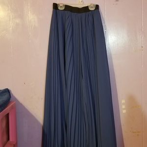 Uniqlo pleated maxi skirt